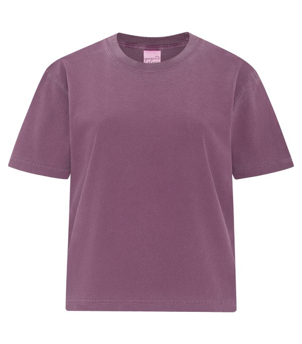 ATC 1700L Authentic Colours™ Garment-Dyed Heavyweight Ladies’ Boxy Tee